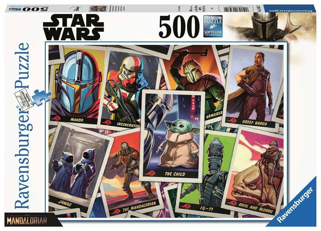 Läs mer om Star Wars: The Mandalorian - Trading Cards Puzzle