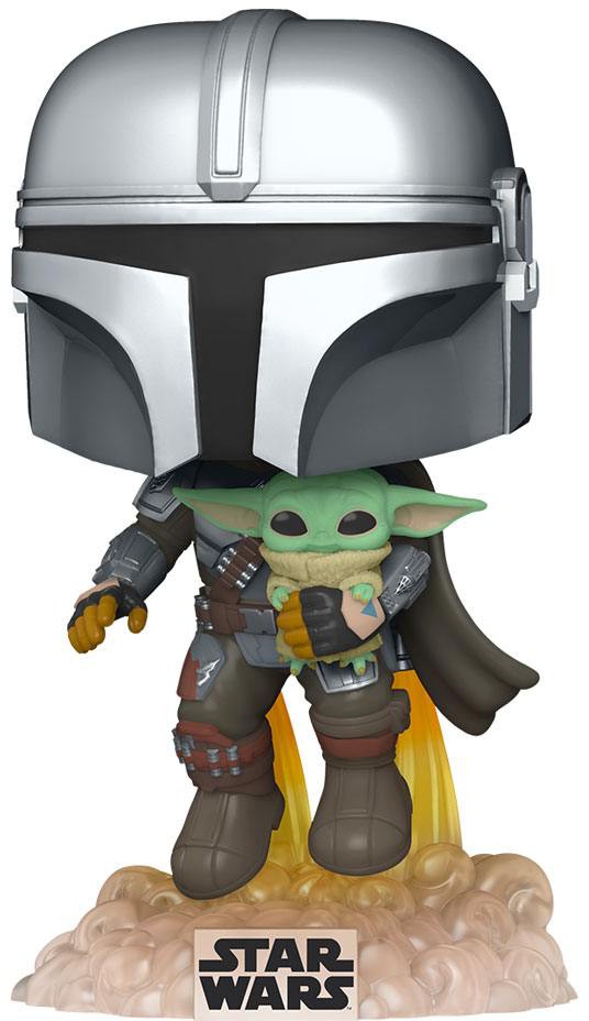 Läs mer om Funko POP! Star Wars: The Mandalorian - The Mandalorian with the Child