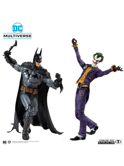 DC Multiverse - Arkham Asylum Batman vs Joker 2-Pack