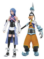 Kingdom Hearts - Aqua & Goofy Action Figures - DAMAGED PACKAGING