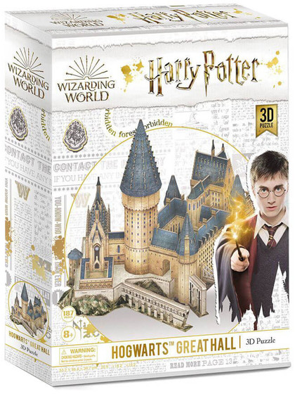 Harry Potter - Great Hall 3D Puzzle (187 pieces)