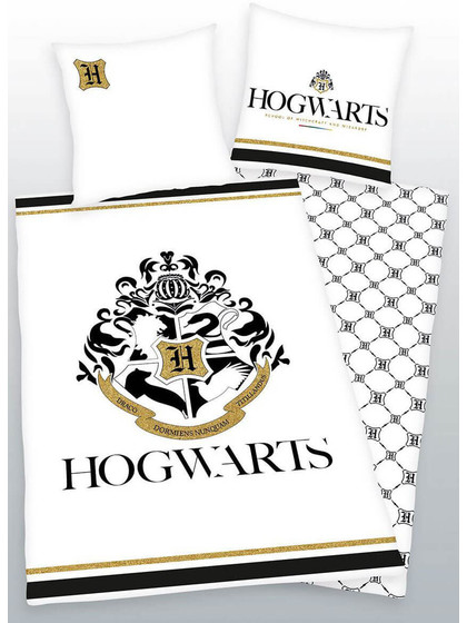 Harry Potter - Hogwarts Crest Gold Duvet Set 135 x 200 cm
