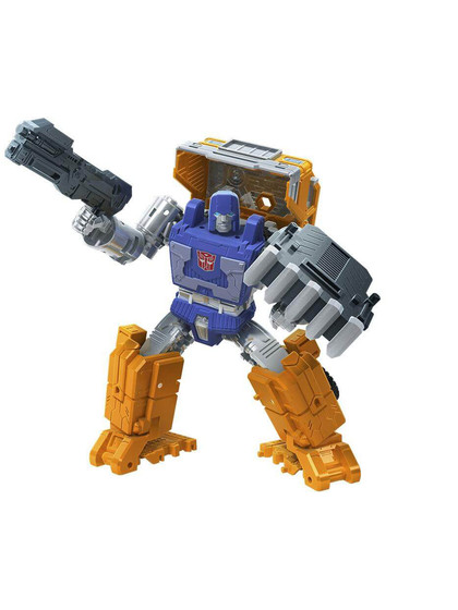 Transformers Kingdom War for Cybertron - Huffer Deluxe Class - SKADAD FÖRPACKNING