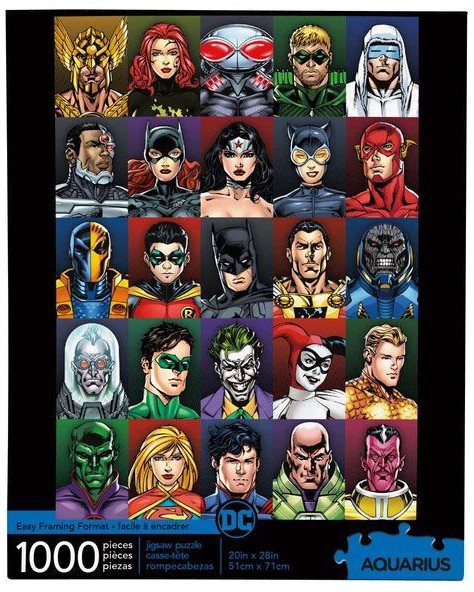 Läs mer om DC Comics - Faces Jigsaw Puzzle