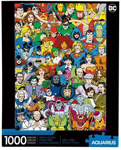 Läs mer om DC Comics - Retro Cast Jigsaw Puzzle