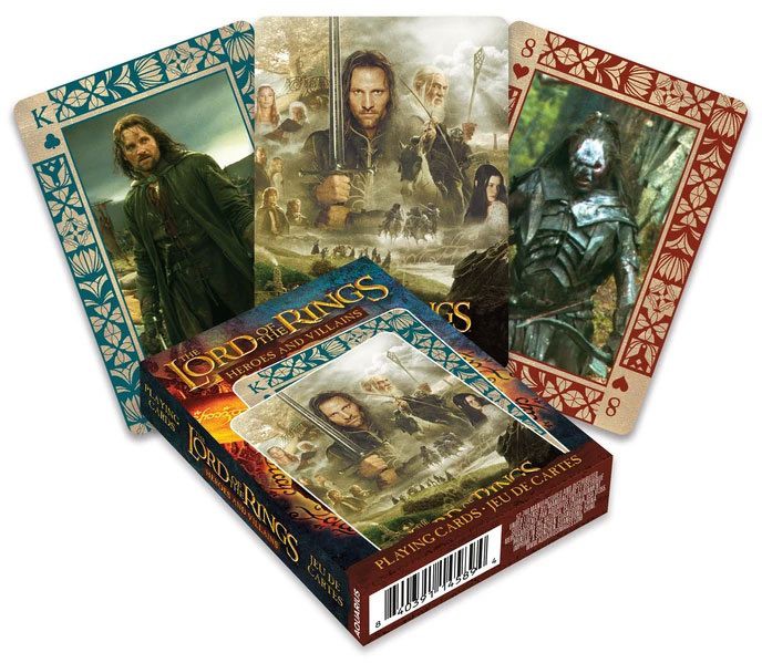 Lord of the Rings - Heroes and Villains Playing Cards