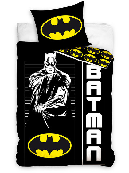 Batman - Black and White Duvet Set - 160 x 200 cm