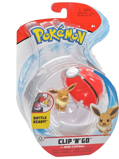 Pokémon - Clip 'N' Go Poké Ball - Eevee