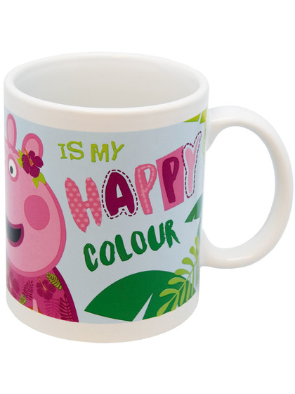 Peppa Pig - Pink is my Happy Colour Mug