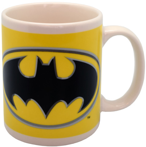 Läs mer om Batman - Logo on Yellow Mug