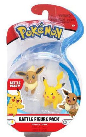 Pokémon - Eevee & Pikachu Battle Figure Pack