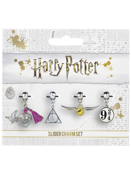 Harry Potter - 4-Pack Charms (silver plated)