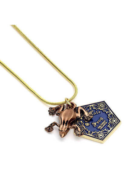 Harry Potter - Chocolate Frog Pendant and Necklace (gold plated)