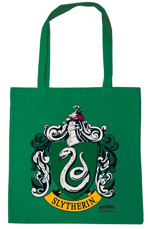 Läs mer om Harry Potter - Slytherin Tote Bag Green