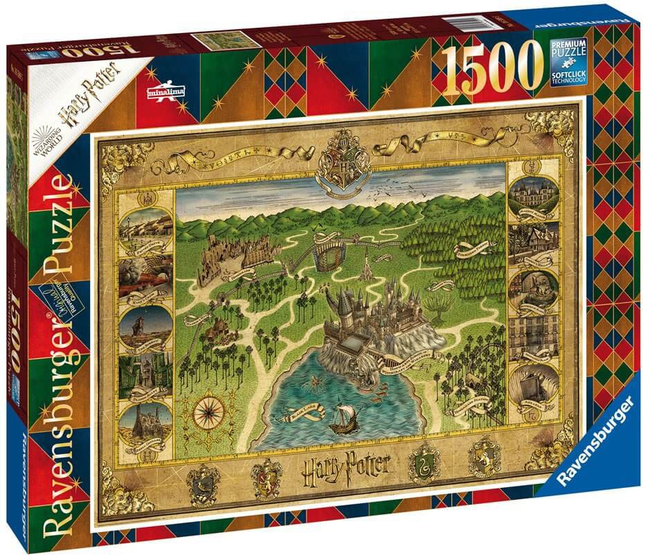 Harry Potter - Hogwarts Map Jigsaw Puzzle