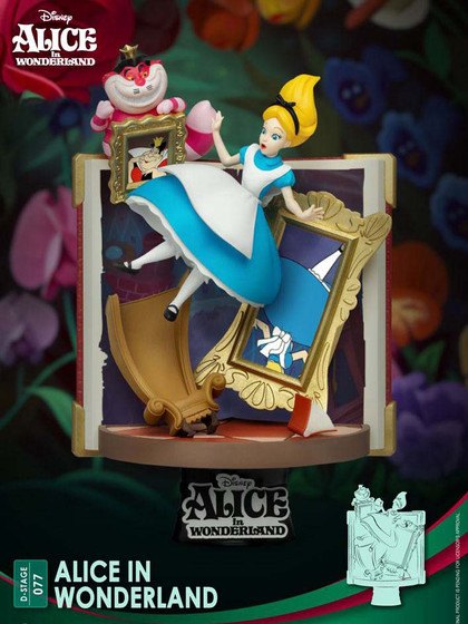 Disney Story Book Series D-Stage - Alice in Wonderland Diorama