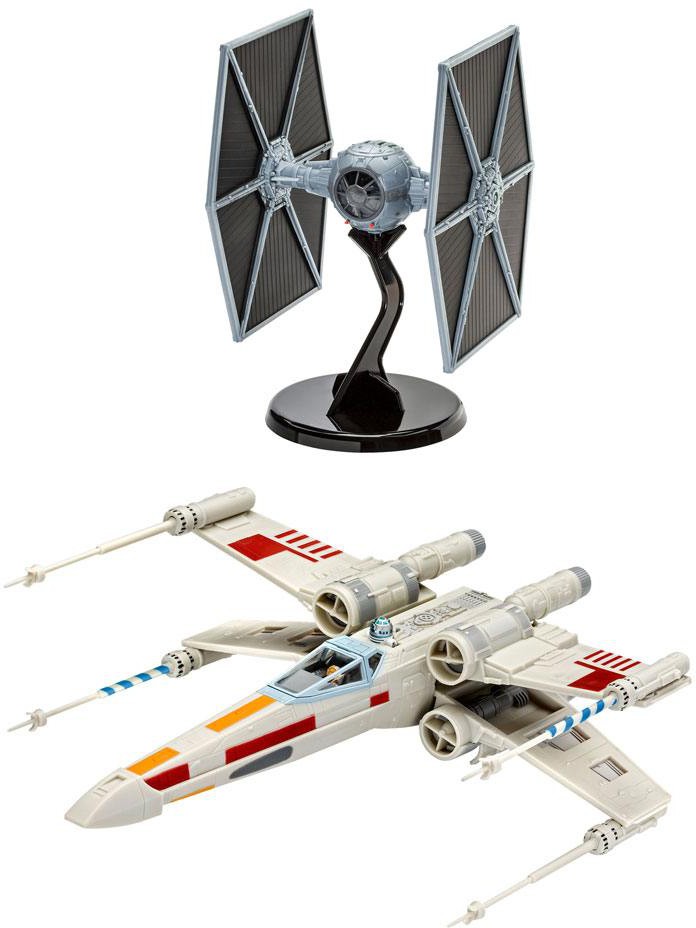 Läs mer om Star Wars - X-Wing Fighter & TIE Fighter Model Kit