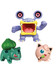 Pokémon - Battle Figure Set - Loudred, Jigglypuff & Bulbasaur