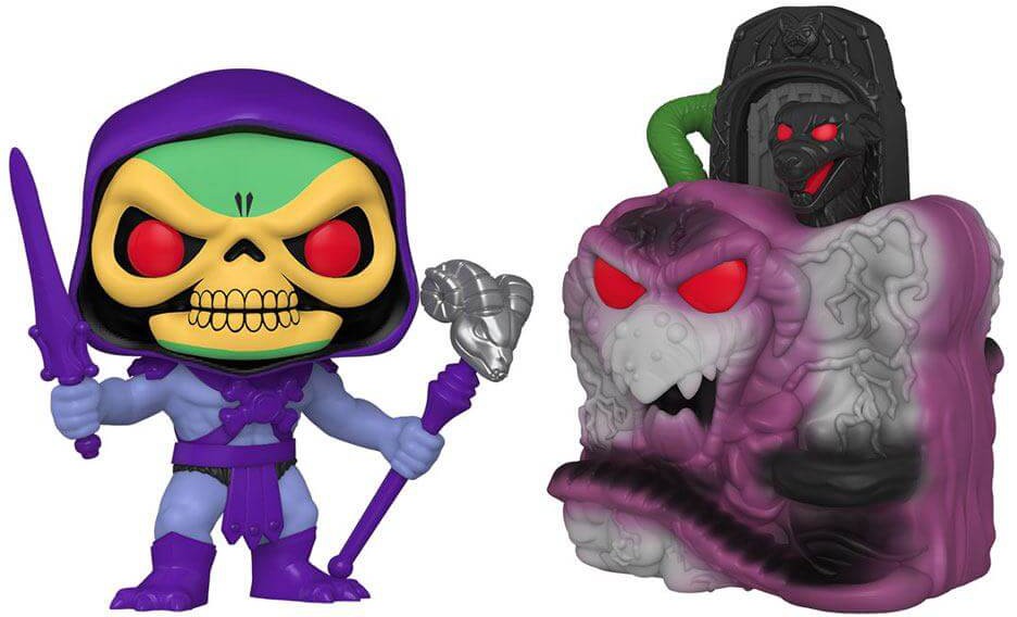 Läs mer om Funko POP! Town: Masters of the Universe - Skeletor with Snake Mountain