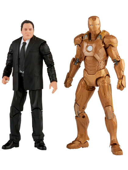 Marvel Legends: The Infinity Saga - Happy Hogan & Iron Man Mark XXI 2-pack