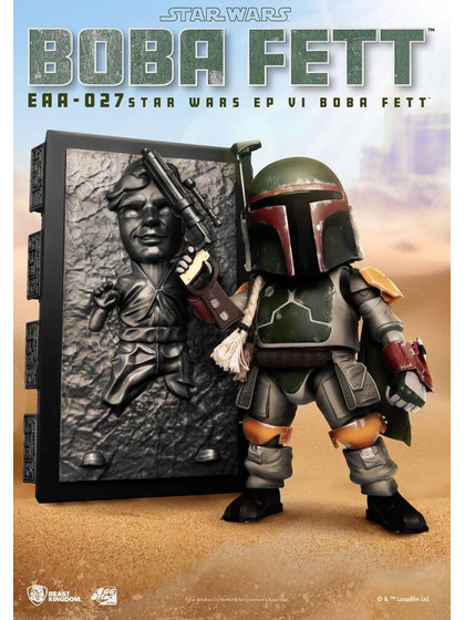 Star Wars - Boba Fett & Han Solo in Carbonite - Egg Attack