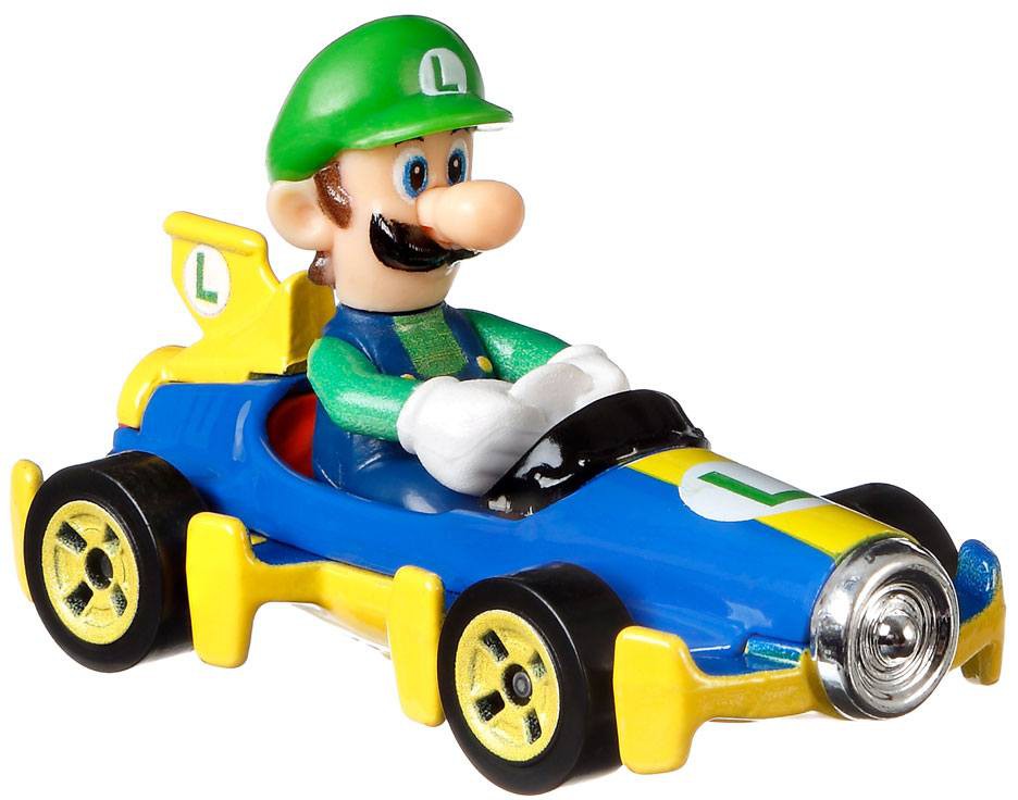 Läs mer om Hot Wheels - Mario Kart Luigi