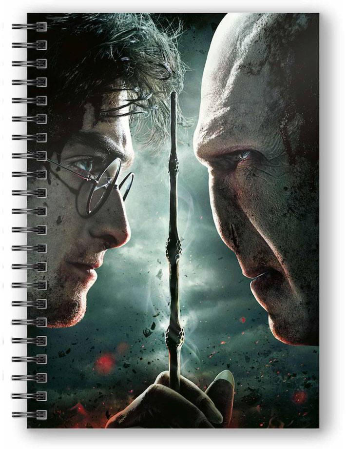 Läs mer om Harry Potter - Harry Potter vs Voldemort Notebook with 3D-Effect