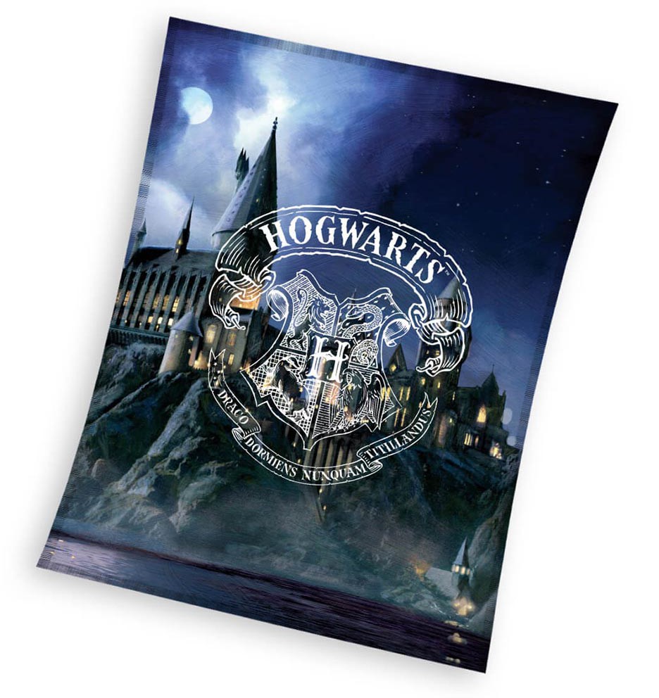 Läs mer om Harry Potter - Hogwarts Fleece Blanket - 150 x 200 cm