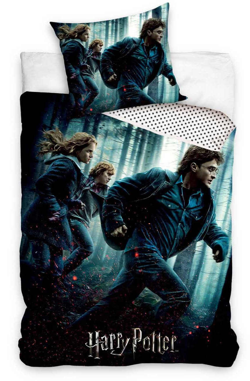 Läs mer om Harry Potter - Harry Potter and the Deathly Hallows Duvet Set - 150 x 210 cm