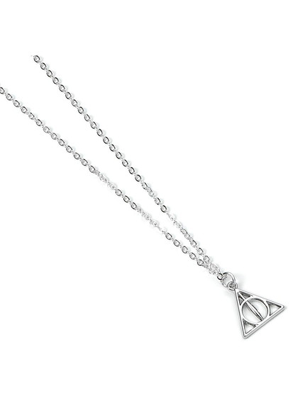 Harry Potter - Deathly Hallows Pendant & Necklace (silver plated)