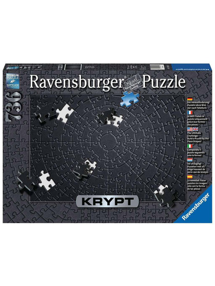 Krypt Black Jigsaw Puzzle (736 pieces)
