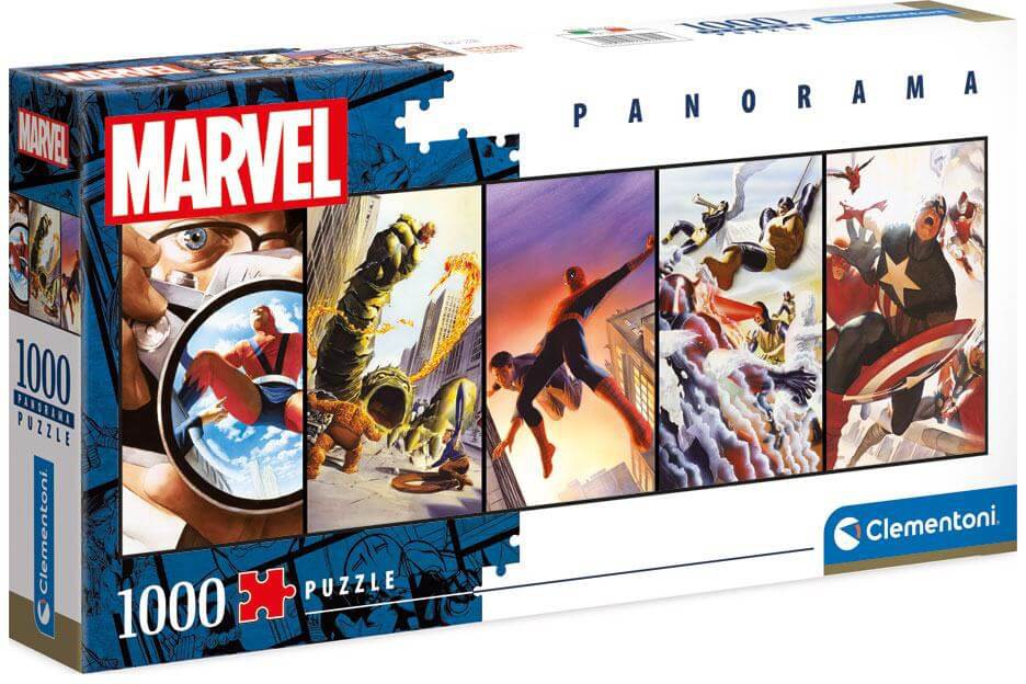 Läs mer om Marvel Comics - Panorama Panels Jigsaw Puzzle