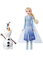 Disney Frozen II - Talk & Glow Olaf and Elsa Dolls 