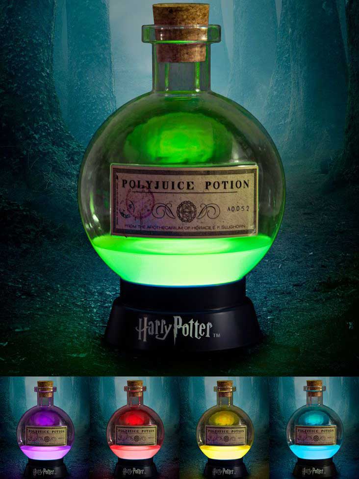 Läs mer om Harry Potter - Polyjuice Potion Colour-Changing Mood Lamp - 20 cm