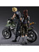 Final Fantasy VII Remake - Jessie, Cloud & Bike - Play Arts Kai