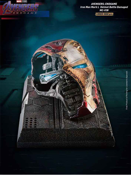 Avengers: Endgame - Battle Damaged Iron Man Mark 50 Helmet