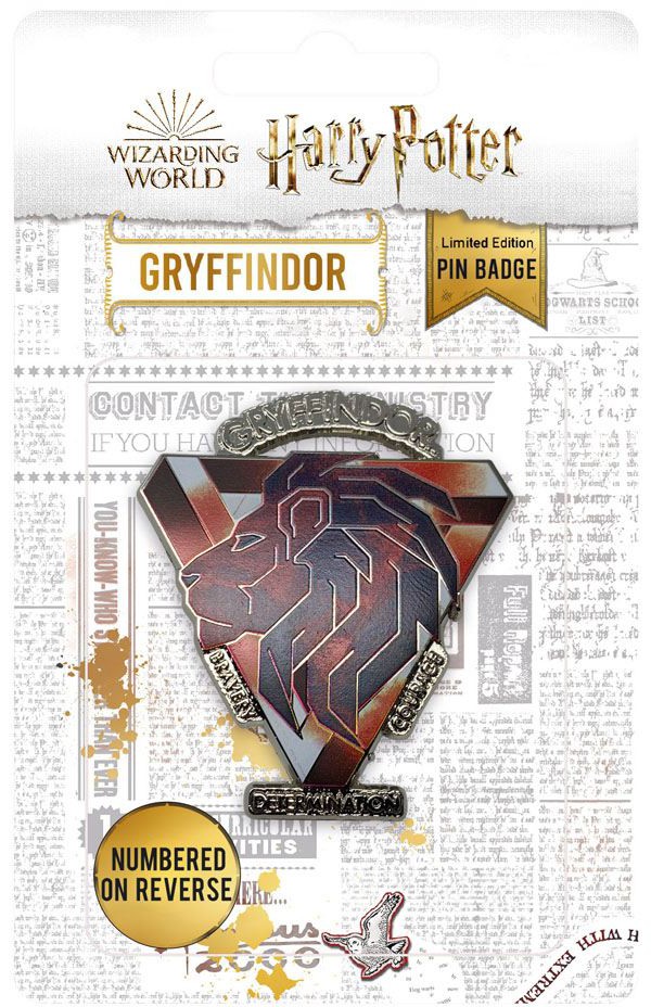 Läs mer om Harry Potter - Limited Edition Pin Badge Gryffindor