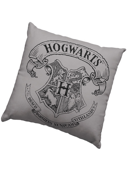 Harry Potter - Hogwarts Cushion Gray