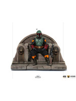 Star Wars The Mandalorian - Boba Fett on Throne - Deluxe Art Scale