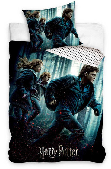 Läs mer om Harry Potter - Harry Potter and the Deathly Hallows Duvet Set - 160 x 200 cm