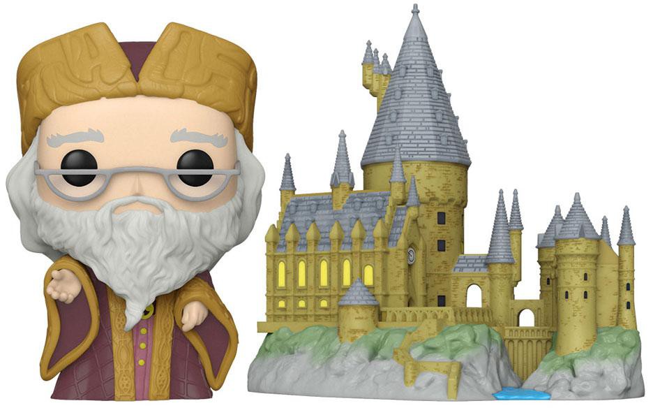 Läs mer om Funko POP! Towns: Harry Potter - Dumbledore with Hogwarts