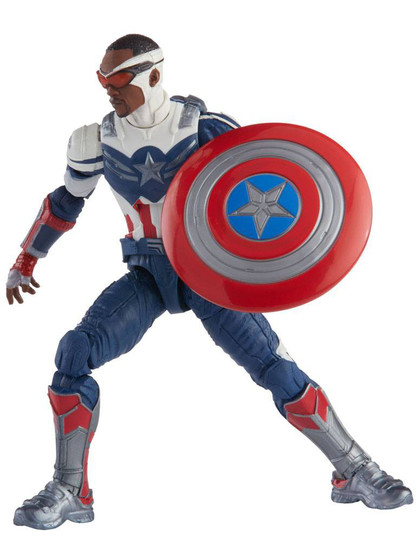 Marvel Legends - Captain America (Sam Wilson) (Flight Gear BaF) - SKADAD FÖRPACKNING