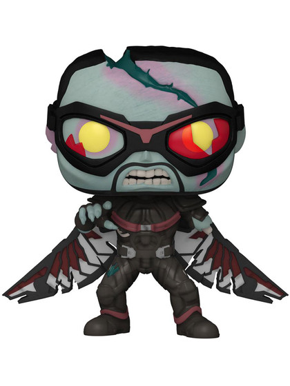 Funko POP! Marvel: What If...? - Zombie Falcon (SKADAD FÖRPACKNING)