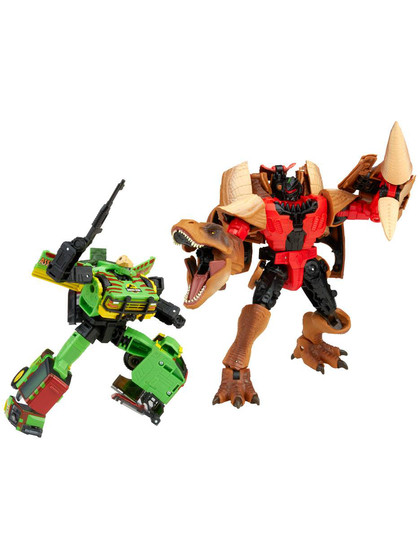 Jurassic Park x Transformers - Tyrannocon Rex & Autobot JP93 - SKADAD FÖRPACKNING