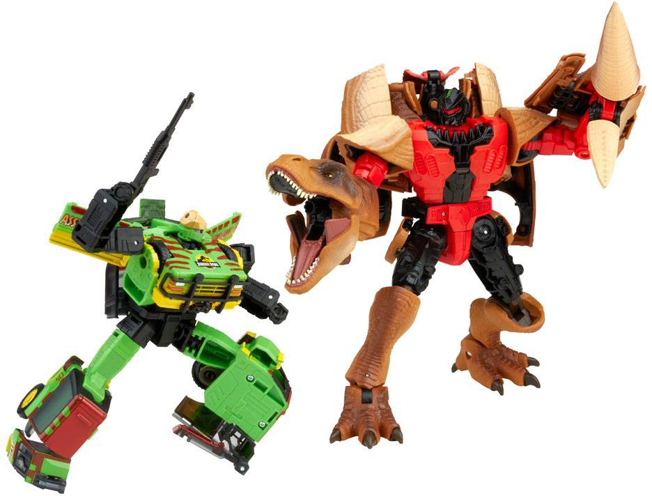 Läs mer om Jurassic Park x Transformers - Tyrannocon Rex & Autobot JP93 - SKADAD FÖRPACKNING