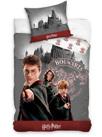 Harry Potter - Harry, Ron & Hermione Duvet Set 160 x 200 cm