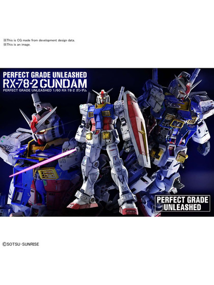 PG Unleashed RX-78-2 Gundam - 1/60