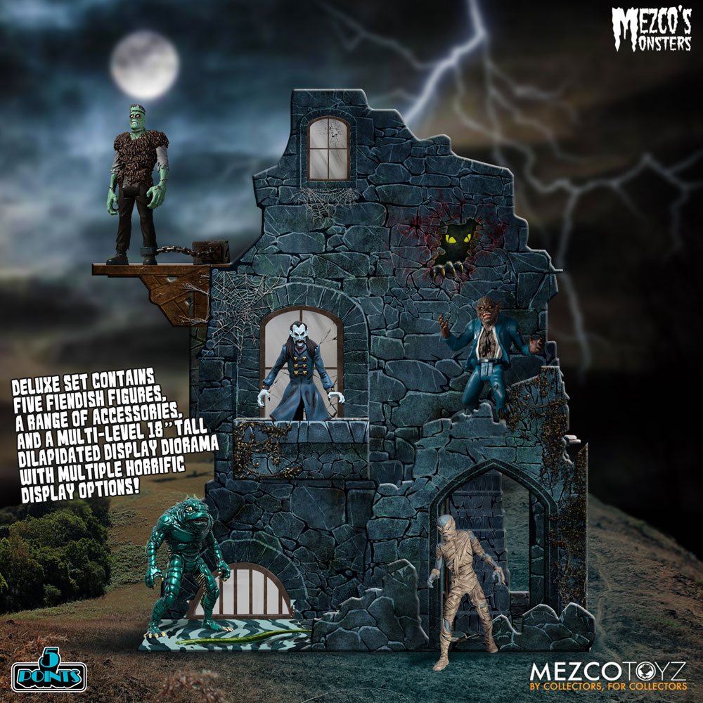 Läs mer om Mezcos Monsters - Tower of Fear Deluxe Set