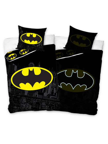 Batman - Batman Logo Glow in the Dark Duvet Set 160 x 200 cm