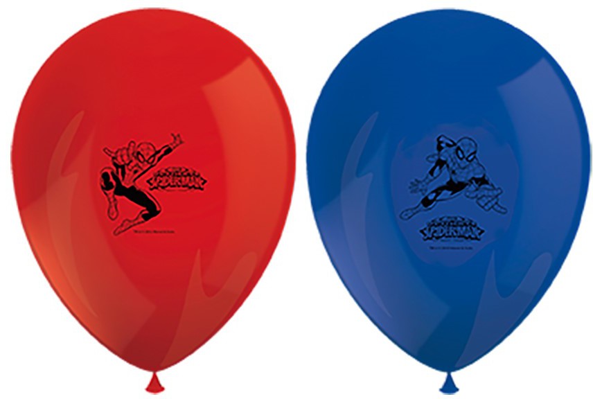 Läs mer om Marvel - Spider Man Balloons 8-Pack